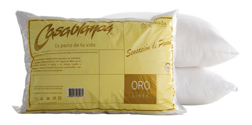 Almohada Casablanca Línea Oro Teoytino Cs