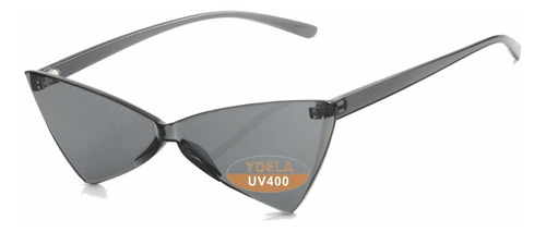Yoela Gafas De Sol Triangulares Gruesas Sin Montura, Gafas T