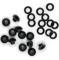 Comprar Eyelets Ojillos Y Arandelas Negro Scrapbook Papel Ojales