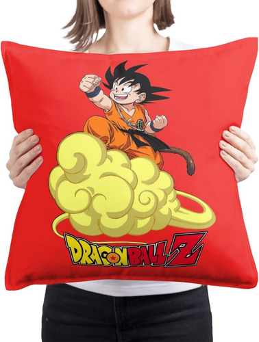 Cojin Decorativo Goku Niño Nube Voladora Dragon Ball Anime