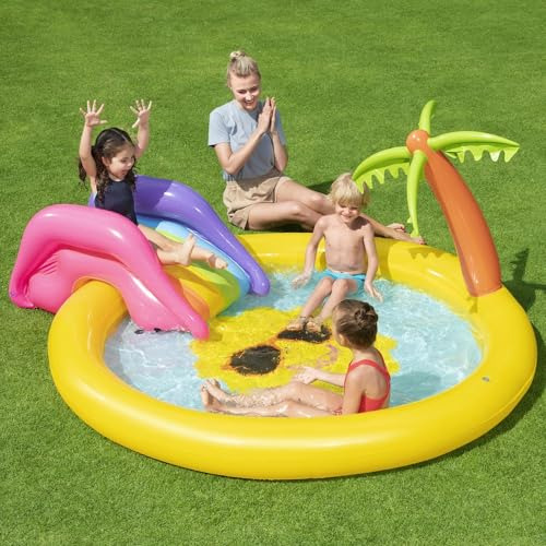 Bestway 93 X 79 X 40 Pulgadas Sunnyland Splash Remar Jugar P
