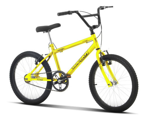 Bicicleta Masculina Urbana Ultra Bikes Aro 20 Diversas Cores Cor Amarelo