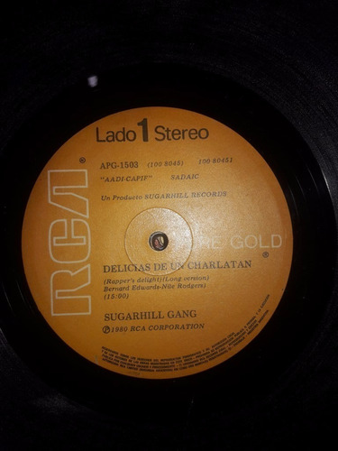 Vinilo Sugarhill Gang Delicias De Un Charlatan Maxi D E1 (Usado)