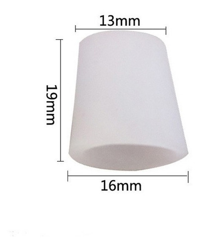 Imagem 3 de 10 de 2 Pares Protetor Separador Dedo Pé Silicone Anti Calos Bolh