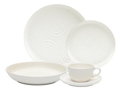 Aparelho De Jantar 20 Peças Zen Flat Oxford