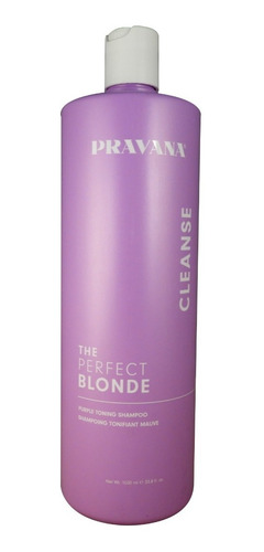 Pravana Perfect Blonde Shampoo Matizante Cabello Rubio 1 Lt