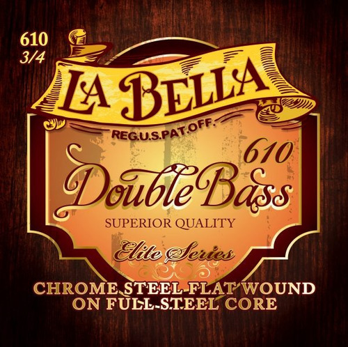 Cuerdas Para Double Bass Contra Bajo 3/4 La Bella 610