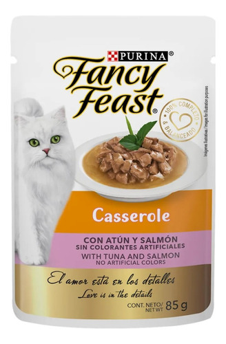 Fancy Feast Casserole Pouch | Atún Y Salmón X 85 Gr