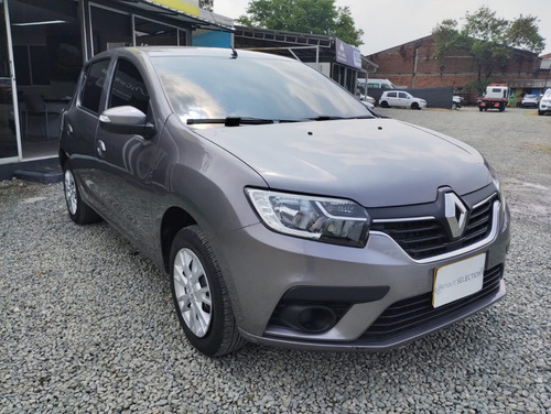 Renault Sandero Life + 2023 Gris Casippe Lrw641