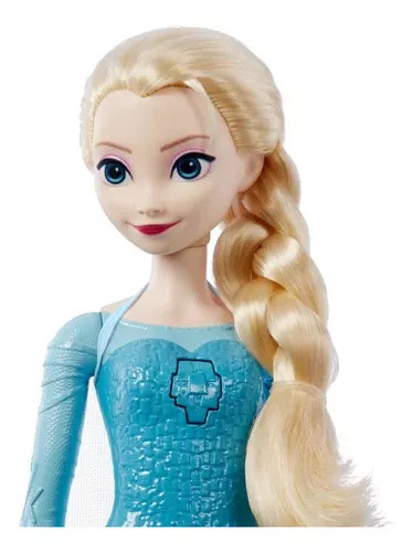 Boneca Frozen Musical - Elsa Canta Em 4 Linguas- Mattel