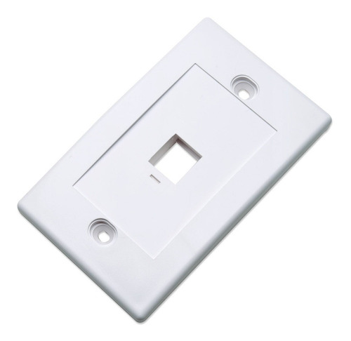 Tapa De Pared Intellinet Faceplate Placa 1 Puerto Blanco