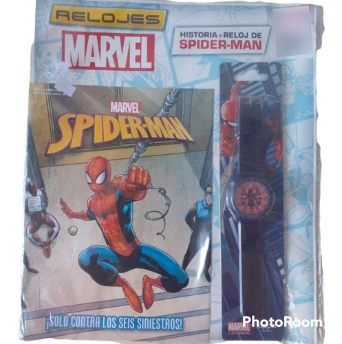 Revista + Reloj De Marvel. Spider-man. Luppa. Colecciones.