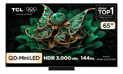 Smart TV TCL 65 Polegadas QLED Mini LED 4K C7K WiFi Bluetooth Goo...