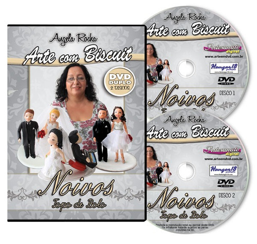 Arte Com Biscuit - Noivos Topo De Bolo - Dvd Duplo