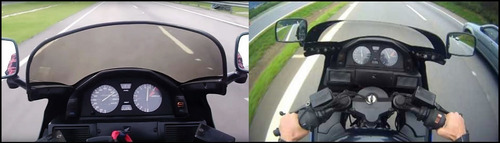 Bolha (para-brisa) Cbx750 Indy C/ Borracha Acabamento