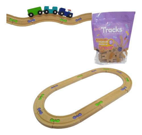 Tracks Circuito Inicial Con Tren Compatible Trencity