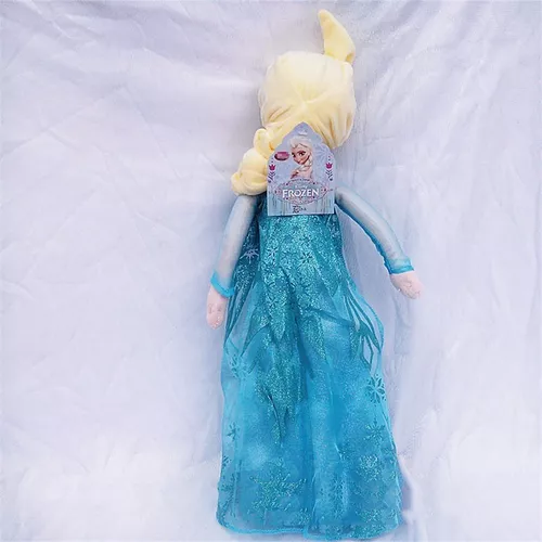 Boneca Elsa Frozen Pelúcia 50cm Disney