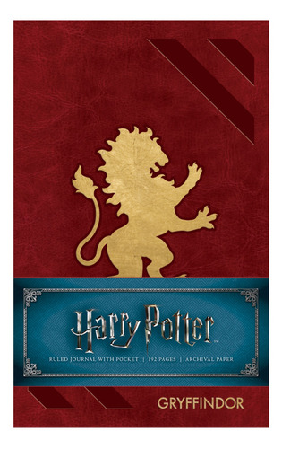 Harry Potter: Gryffindor Libreta Lujo Tapa Dura Bolsillo