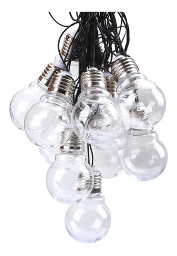 Imagen 3 de 10 de Guirnalda Vintage Guia 25 Luces Simona 7.6 Mt Exterior Crazy
