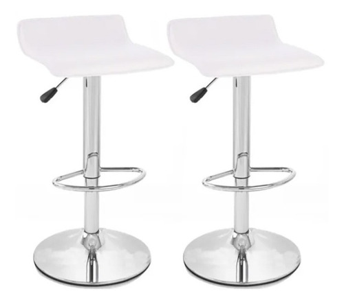 Banqueta Crash Joven Sw17 Color Blanco De 84cm De Alto X 2u