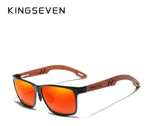 Imagen 7 de 10 de Lentes Gafas Polarizados Gafas De Sol De Madera Y Aluminio
