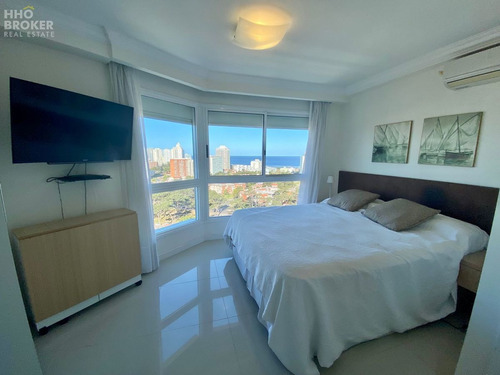 Imagen 5 de 20 de Apartamento En Alquiler De 2 Dormitorios En Mansa Casino Tower - Punta Del Este Mansa