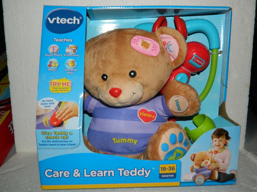 Care & Learn Teddy Time For A Checkup Osito Vtech Ingles