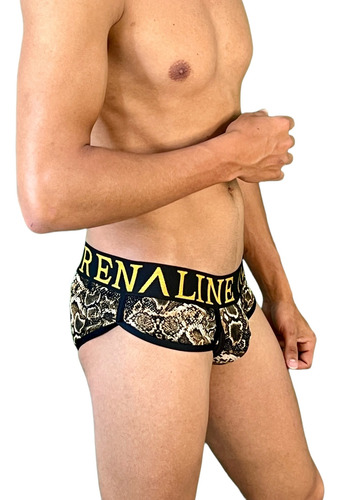 Trusa Hombre Adrenaline Exótico Corte Retro Vivora