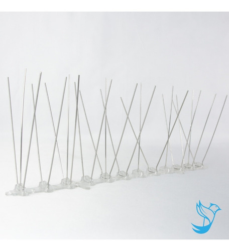 Púas/picos Anti Aves Palomas Gatos De Acero Inoxidable 3m