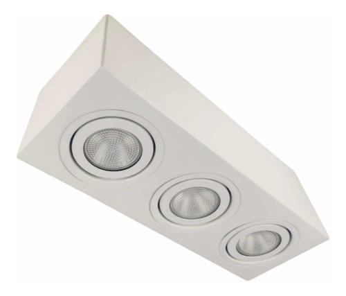 Spot De Sobrepor Triplo Moderno Para 3 Led Par20