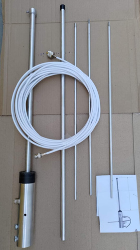 Antena St Plano Terra Fm 87-108mhz 15m Cabo