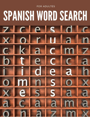 Libro: Búsqueda De Palabras En Español: Búsqueda De Palabras
