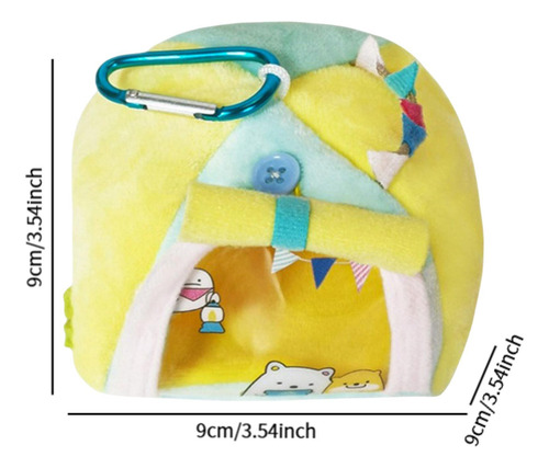 Muñeca En Miniatura Mini Play Tent Tent Juguetes Amarillo