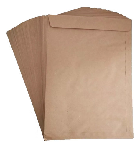 Envelope Ofício A4 Pardo Tamanho 240x340mm Com 30 Unidade Cor Kraft