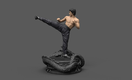 Estatua De Bruce Lee- Escultura