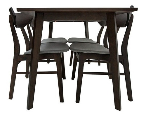 Interimobel: Paquete Comedor Fiesta Coffe Oak 4 Personas