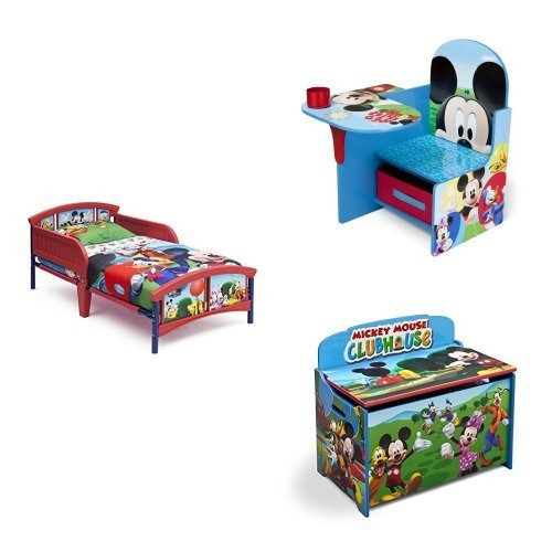 Set De Dormitorio En 3 Piezas Disney Mickey Mouse