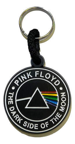 Pink Floyd Dark Side Of The Moon Llavero De Goma Silicona