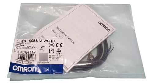  Omron Sensor Proximidad Inductivo Mod. E2e-s05s12-wc-b1.