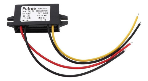 . 3 Buck Converter Regulador Reductor 20-60v A 12v 3a Módulo