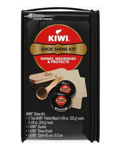 Kiwi Kit De Brillo De Zapatos Negro