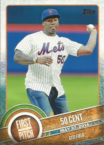 Barajita 50 Cent First Pich Topps 2015 #fp-14 New York Mets