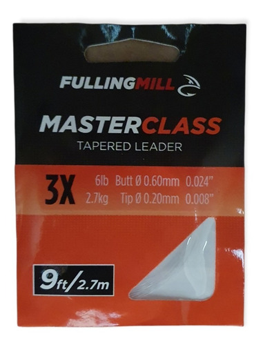 Lider Fulling Mill Master Class 3x 9ft  Pesca Con Mosca