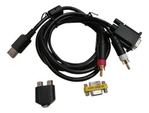 Comprar Cabo Vga Sega Dreamcast + Adaptadores Rca P2 Áudio + Vga