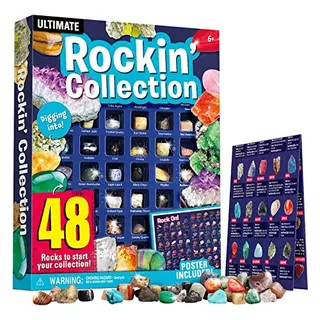 Toys Rocks Collection 48pcs Rock And Mineral Education ...