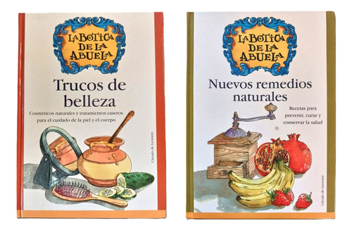 La Botica De La Abuela - 2 Libros - Circulo De Lectores (Usado)