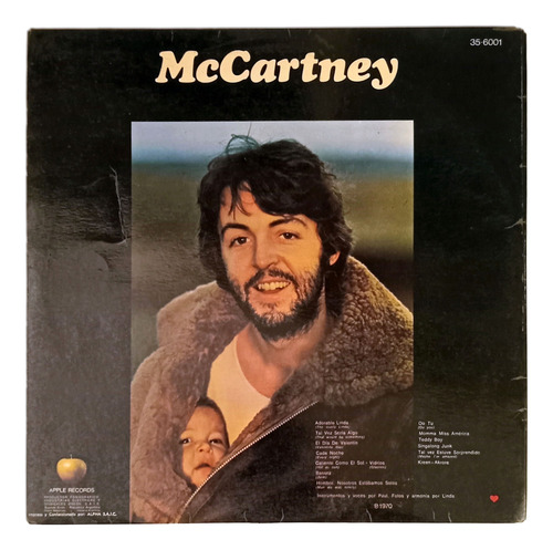 Paul Mccartney Mccartney - Vinilo Original 1970 1a Edición (Usado)