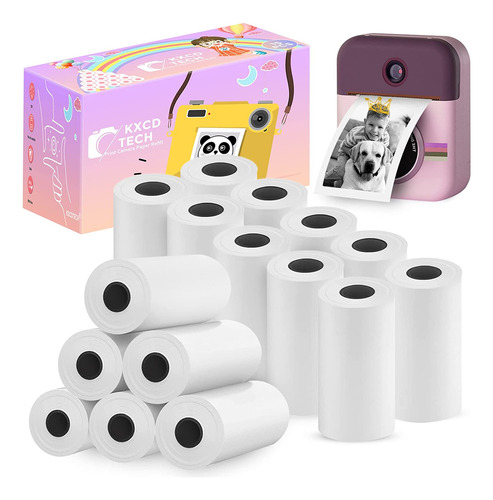 15 Rollos De Papel Cámara De Dragon Touch/vtech/kidizo...