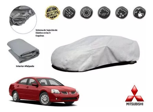 Lona Felpa Impermeable Cubre Auto Mitsubishi Galant 2.4i 04