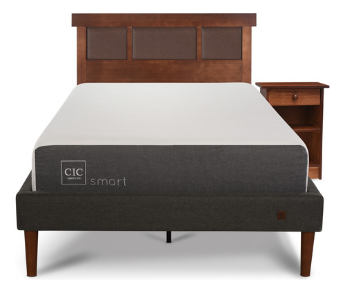 Cama Europea Gris